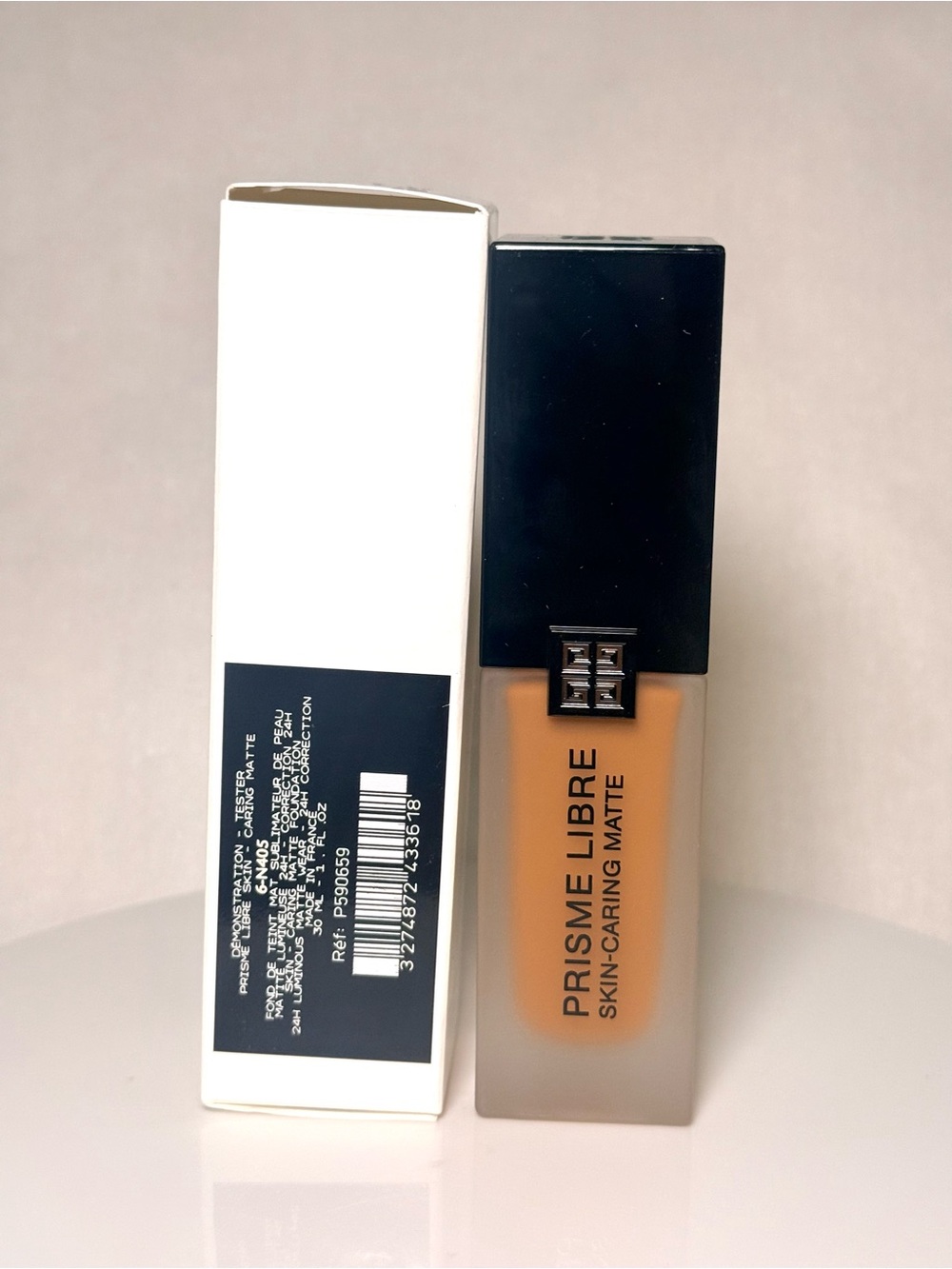 GIVENCHY PRISME LIBRE SKIN-CARING MATTE FOUNDATION- 6-N405 retail $60